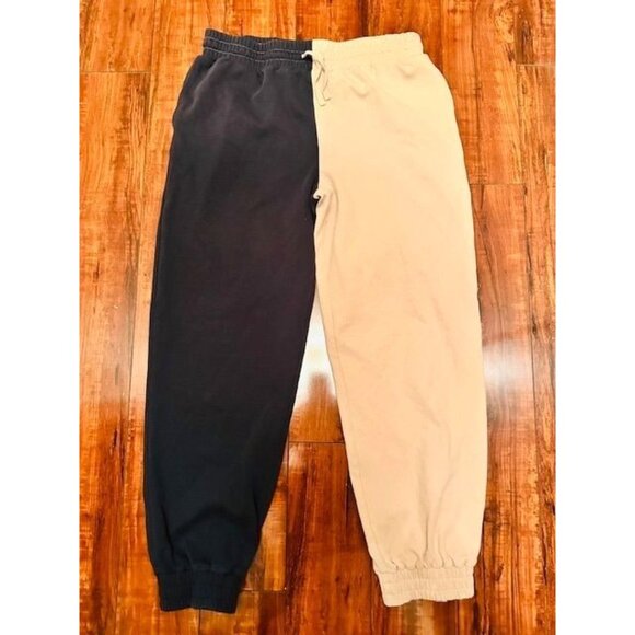 The Drop Liv Women Two-Tone Retro Jogger Sweatpants Elastic Waistband & Cuffs M - Picture 4 of 9